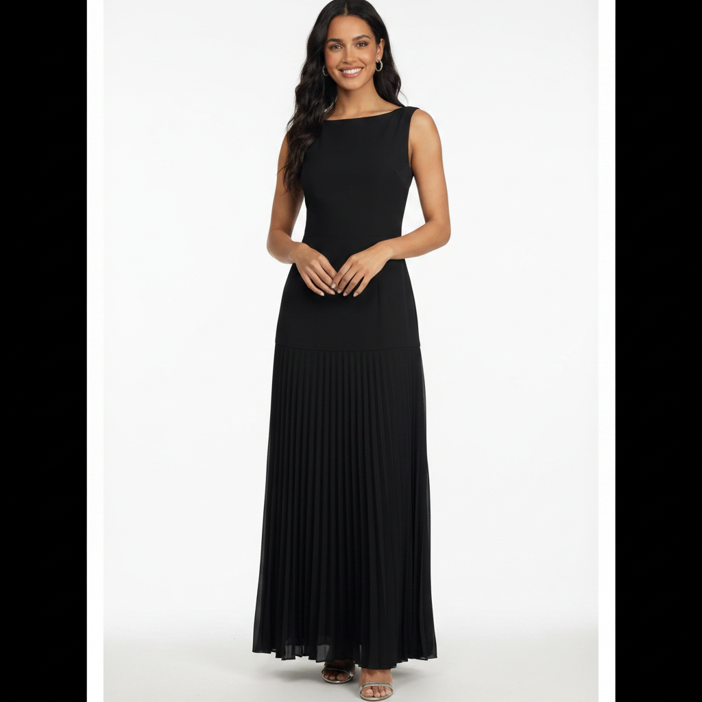 Charlotte | Women's Wedding Guest Dress With Sleeveless Design And Pleated Skirt | Elegant