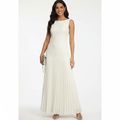 Charlotte | Women's Wedding Guest Dress With Sleeveless Design And Pleated Skirt | Elegant