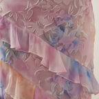 Charlotte | Women's Wedding Guest Maxi Dress With Spaghetti Straps And Ruffled Layers | Elegant