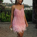 Elina | Women's Prom Dress With V Neck And Pleated Finish