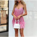 Elina | Women's Prom Dress With V Neck And Pleated Finish