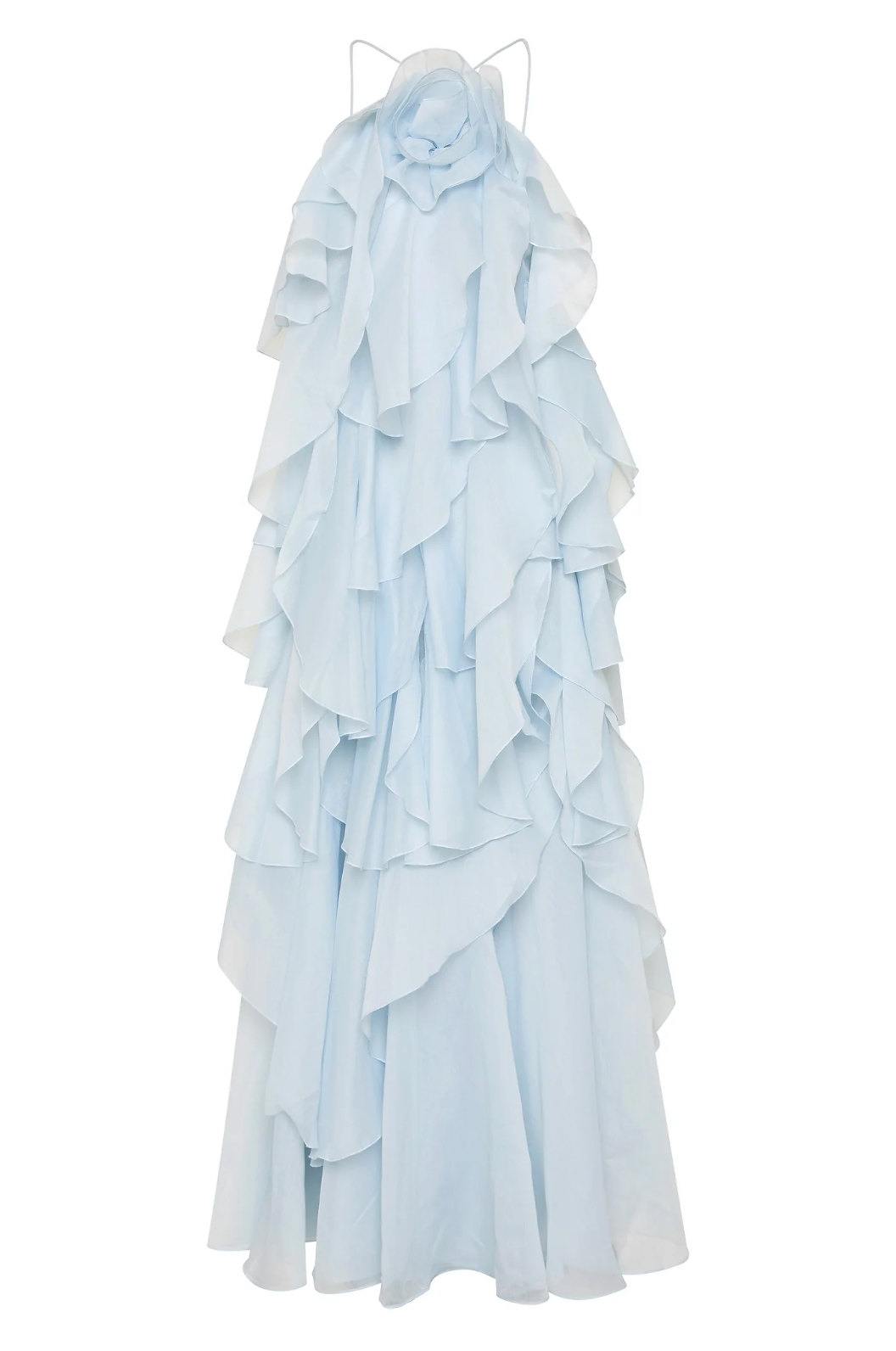 Elira | Women's Wedding Guest Dress With Strapless Bodice And Tiered Ruffles