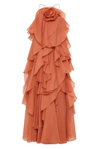 Elira | Women's Wedding Guest Dress With Strapless Bodice And Tiered Ruffles