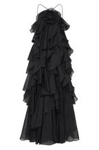 Elira | Women's Wedding Guest Dress With Strapless Bodice And Tiered Ruffles