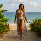 Emma | Women's Bikini With Sweetheart Neckline And Ruched Detail | Summer