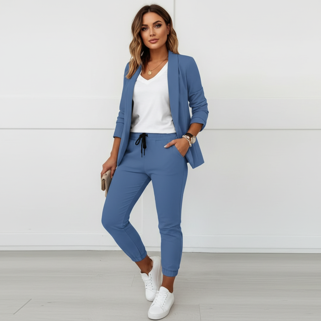 Emma | Women's Blazer With Notch Lapel And Front Pockets | Casual