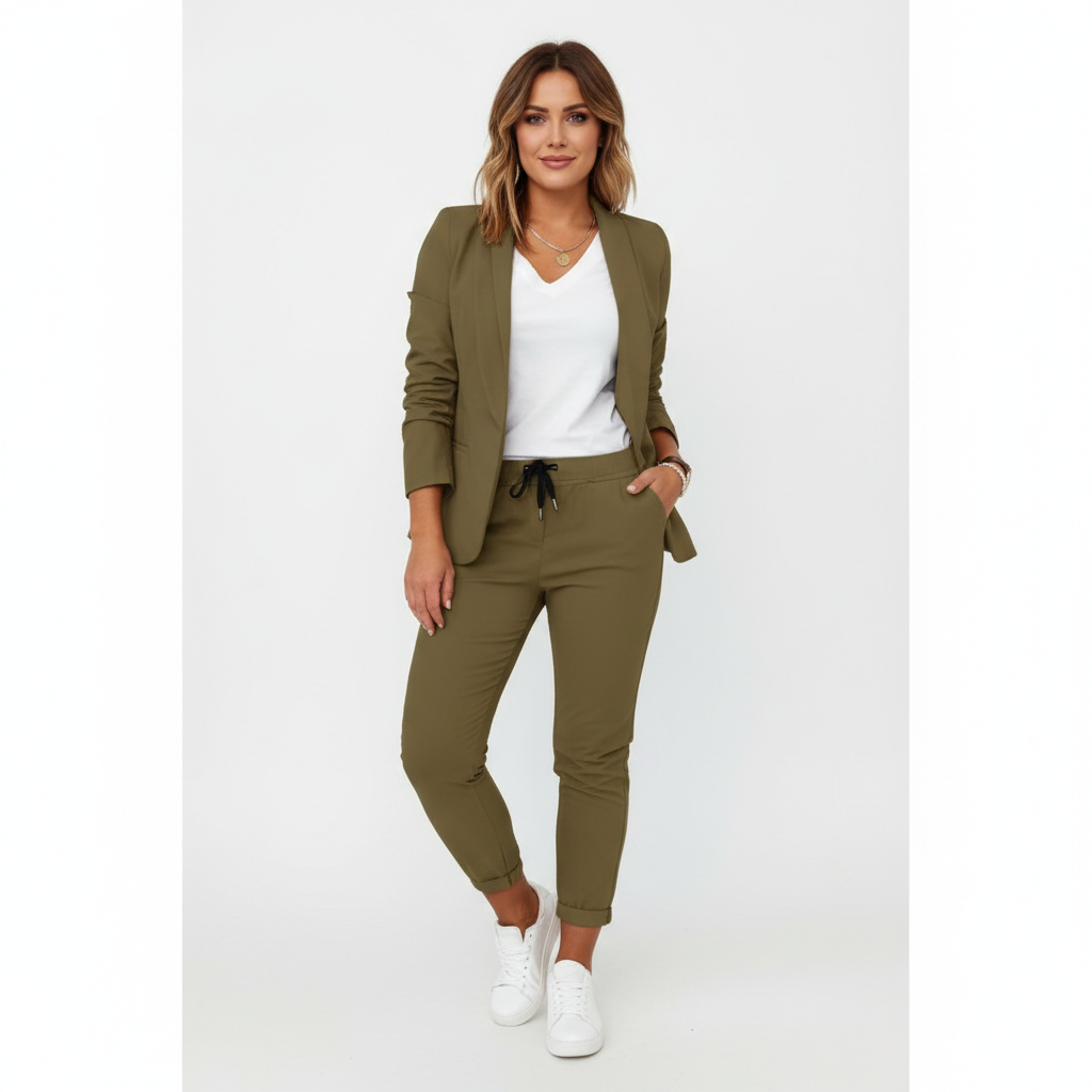Emma | Women's Blazer With Notch Lapel And Front Pockets | Casual