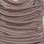 Emma | Women's Bodycon Midi Dress With Ruched Detail And Sleeveless Design | Glamorous