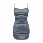 Emma | Women's Bodycon Midi Dress With Ruched Detail And Sleeveless Design | Glamorous