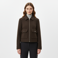 Emma | Women's Bomber Jacket With Zip Closure And Front Pockets | Casual