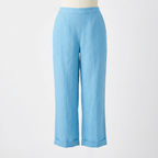 Emma | Women’s Linen Trousers With Straight Leg Silhouette And Side Pockets | Relaxed