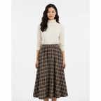 Emma | Women's Maxi Skirt With Pleated Design And Elastic Waist | Classic