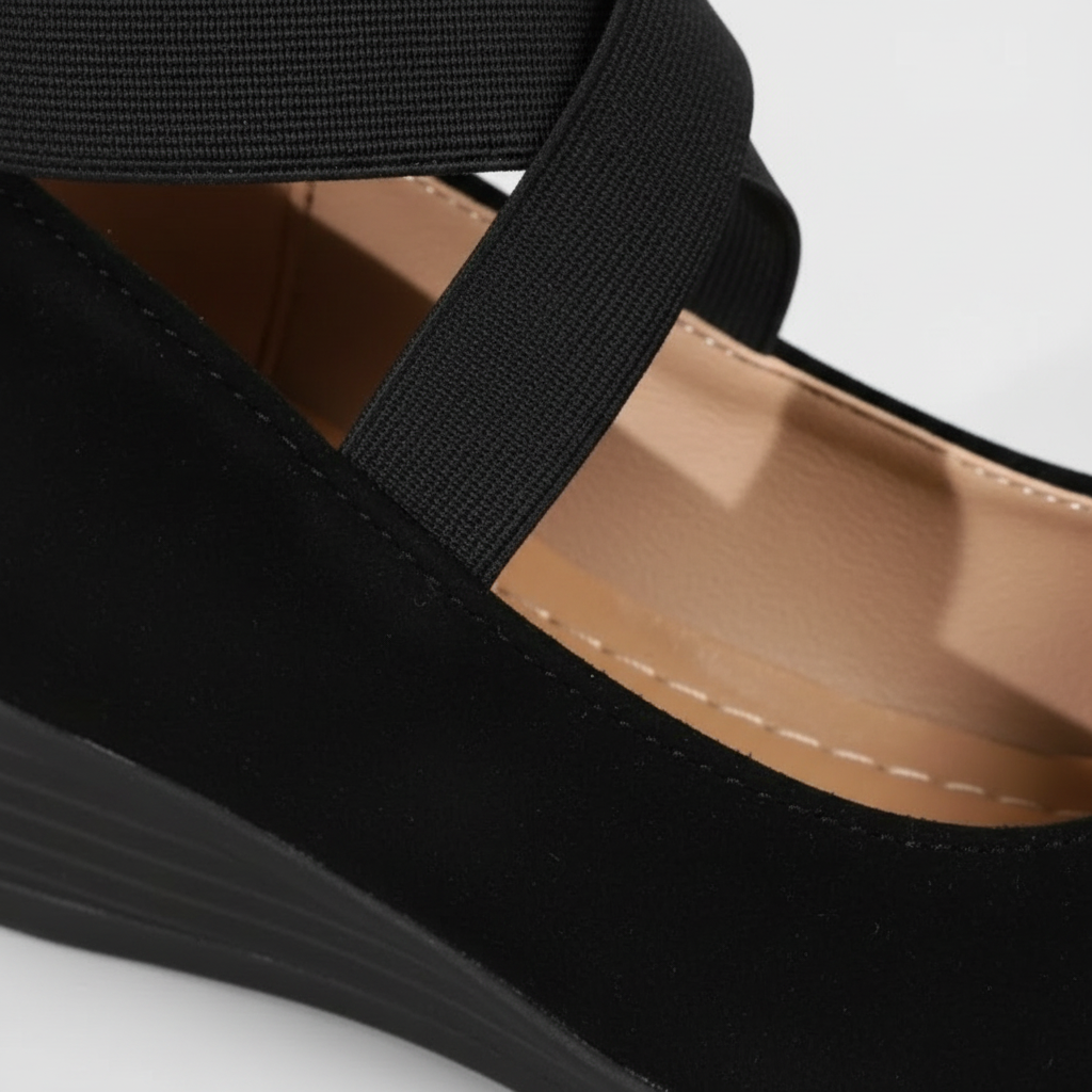 Emma | Women's Orthopedic Shoes With Elastic Straps And Slip On Design | Casual