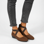 Emma | Women's Orthopedic Shoes With Elastic Straps And Slip On Design | Casual