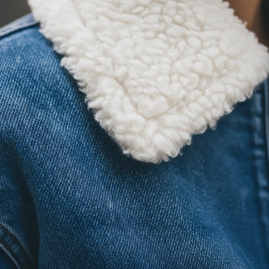 Emma | Women's Sherpa Jacket With Zip Closure And Chest Pockets | Casual