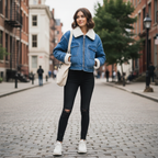 Emma | Women's Sherpa Jacket With Zip Closure And Chest Pockets | Casual