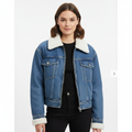 Emma | Women's Sherpa Jacket With Zip Closure And Chest Pockets | Casual