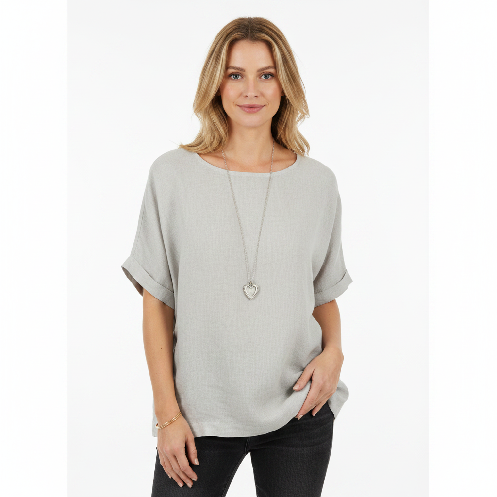 Emma | Women's Top With Short Sleeves And Relaxed Fit | Casual