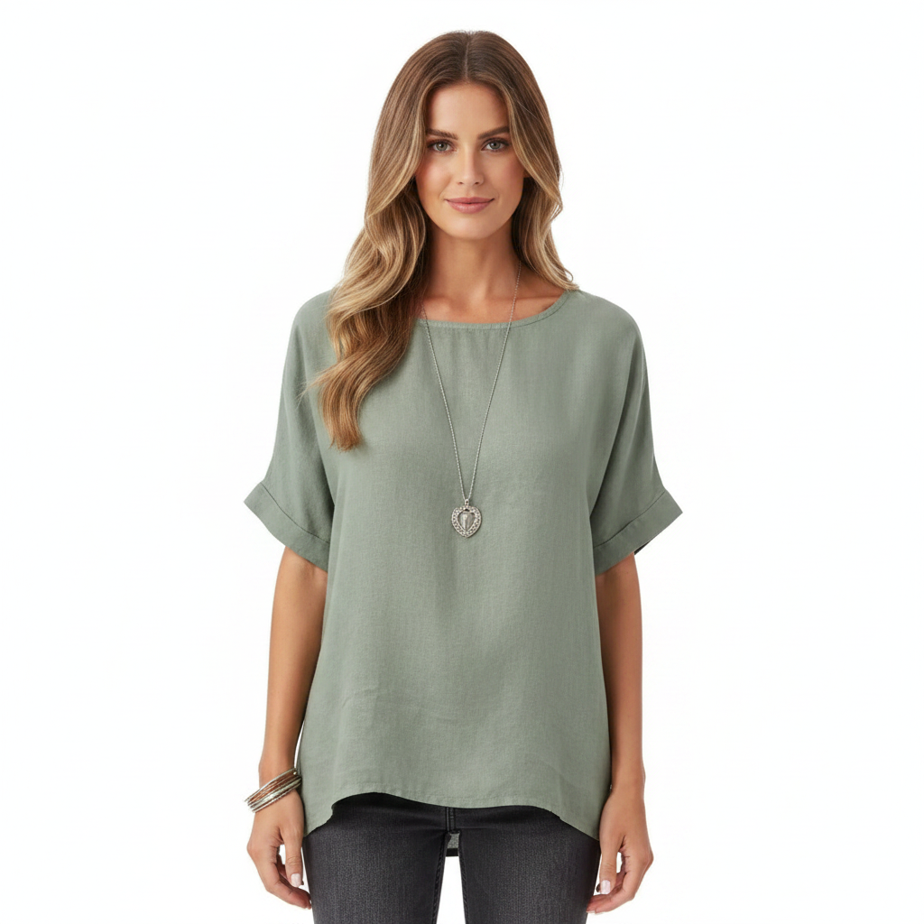 Emma | Women's Top With Short Sleeves And Relaxed Fit | Casual