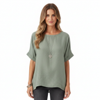 Emma | Women's Top With Short Sleeves And Relaxed Fit | Casual