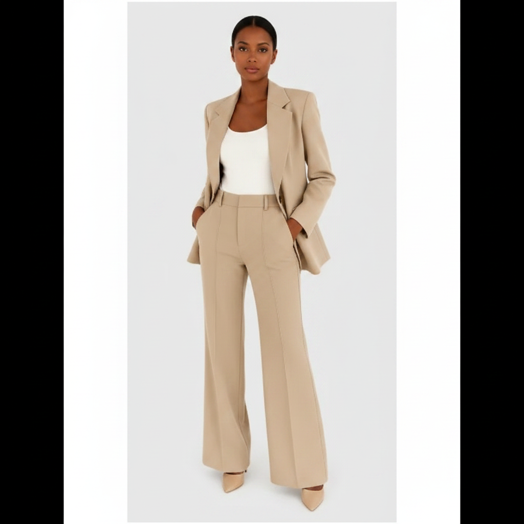 Emma | Women's Two Piece Set With Notch Lapel And Tailored Fit | Elegant