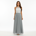 Emma | Women's Wedding Guest Dress With Halter Neckline And Pleated Skirt | Elegant