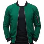 Ethan | Men's Bomber Jacket With Zip Closure And Sleeve Pocket | Casual