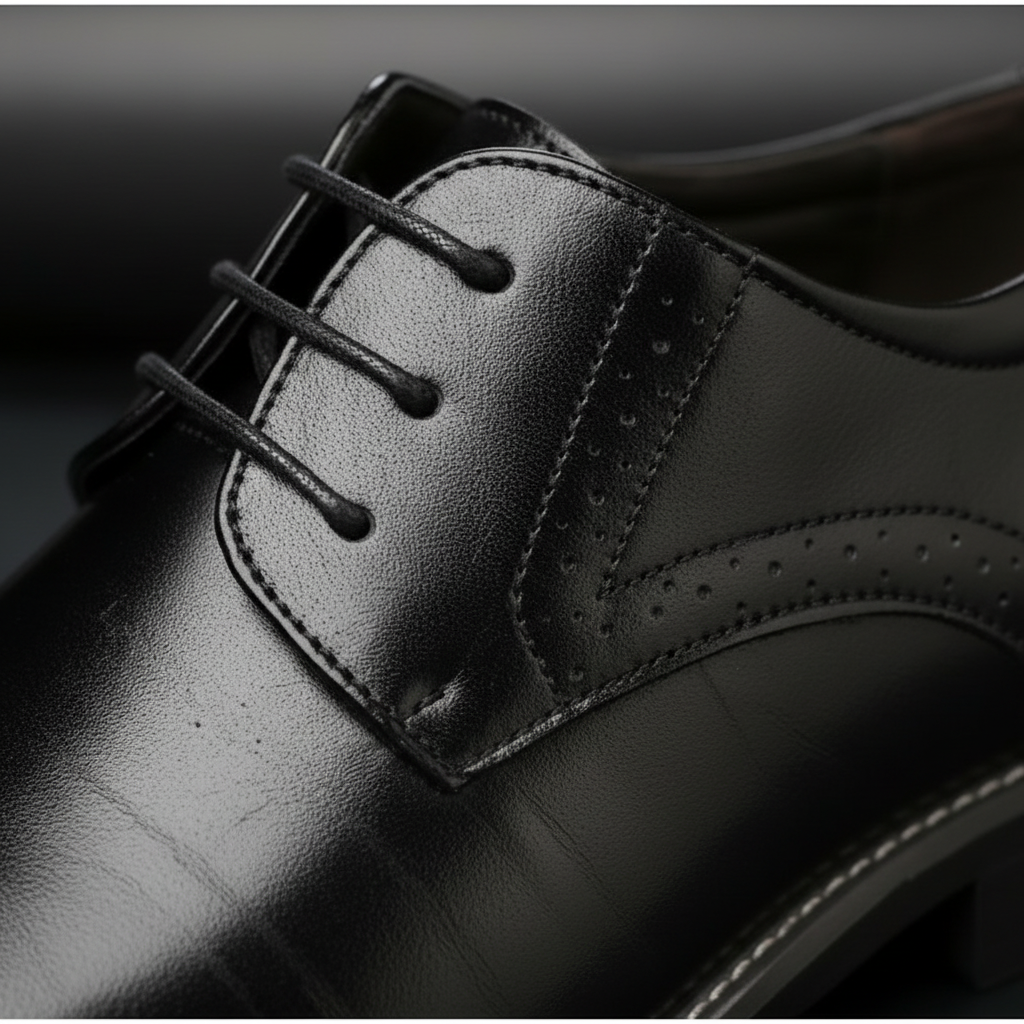 Ethan | Men's Classic Lace Up With Sleek Panel Design And Lace Closure | Formal