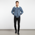 Ethan | Men's Denim Jacket With Zip Closure And Front Pockets | Casual