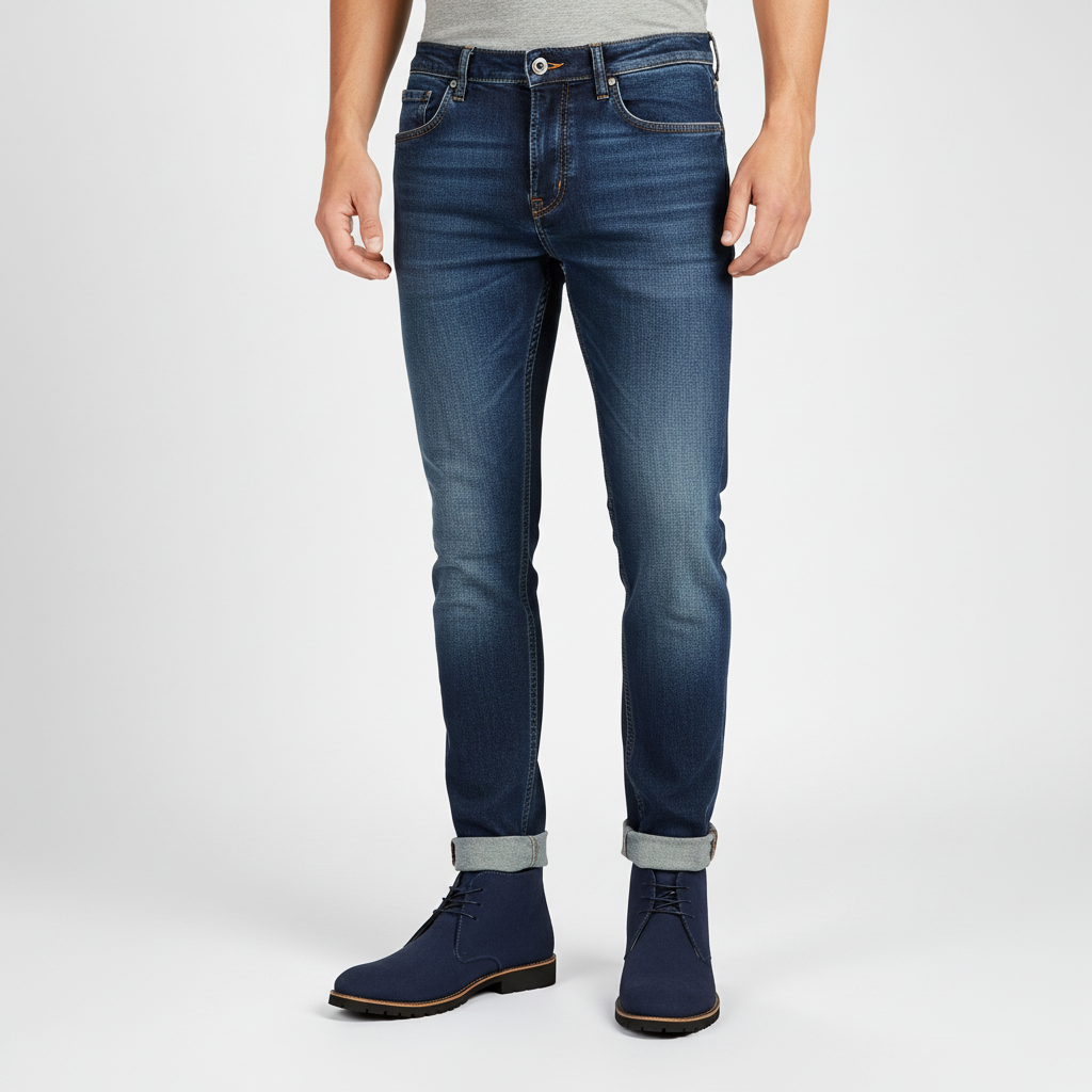Ethan | Men's Lace-Up Boots With Ankle Height And Lug Sole | Casual