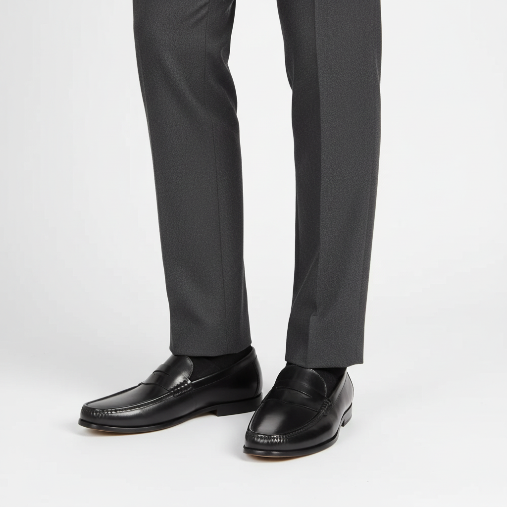 Ethan | Men's Loafer With Slip On Design And Sleek Panel Detail | Formal
