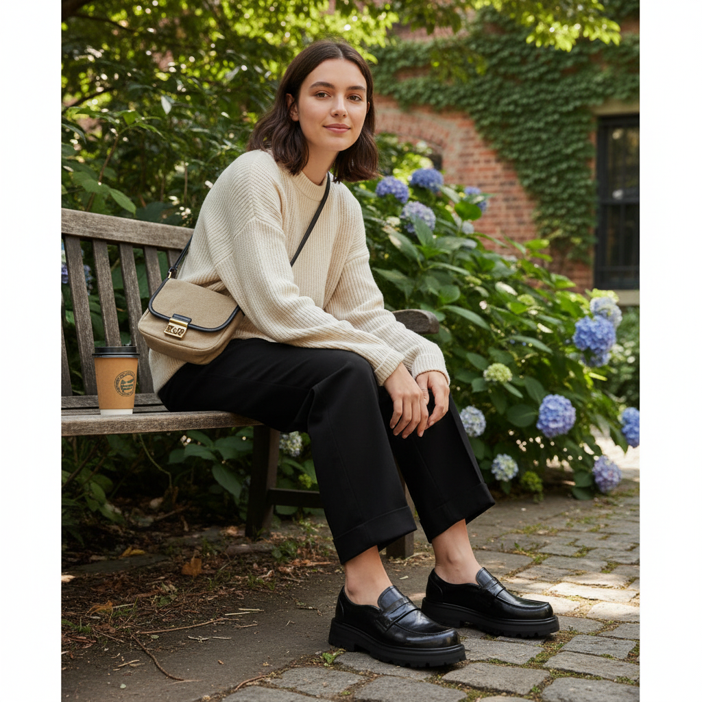 Ethan | Unisex Loafers With Chunky Sole And Slip-On Design | Modern