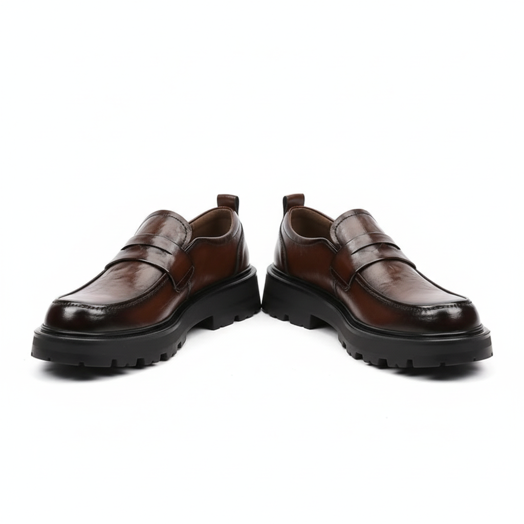 Ethan | Unisex Loafers With Chunky Sole And Slip-On Design | Modern