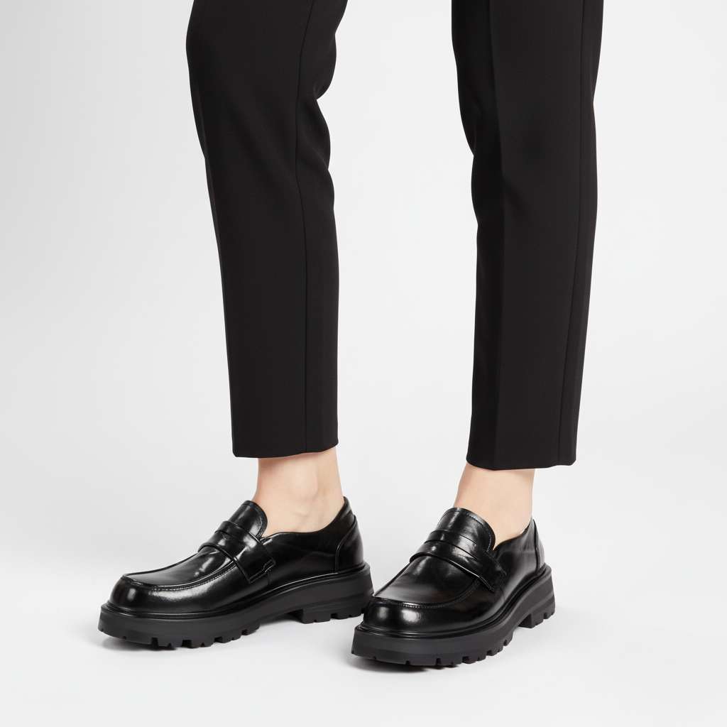 Ethan | Unisex Loafers With Chunky Sole And Slip-On Design | Modern