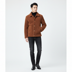 Ethan | Men's Sherpa Jacket With Button Front And Side Pockets | Casual