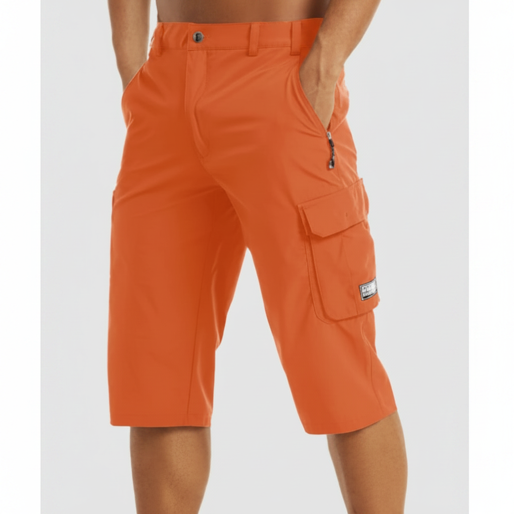 Ethan | Men's Shorts With Cargo Pockets And Zip Closure | Casual