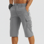 Ethan | Men's Shorts With Cargo Pockets And Zip Closure | Casual