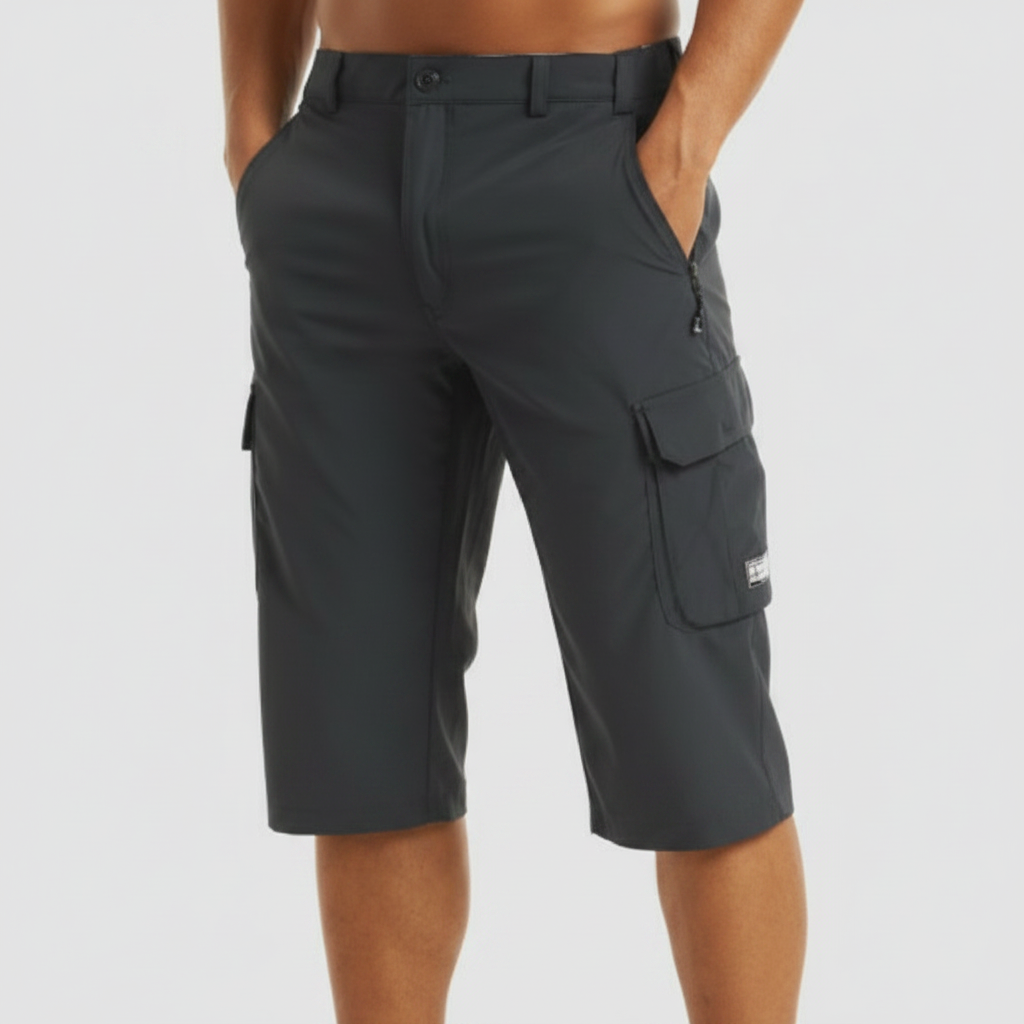 Ethan | Men's Shorts With Cargo Pockets And Zip Closure | Casual