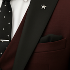 Ethan | Men's Three Piece Suit With Peak Lapel And Button Vest | Formal