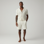 Ethan | Men's Two Piece Set With Zip Neck And Adjustable Shorts