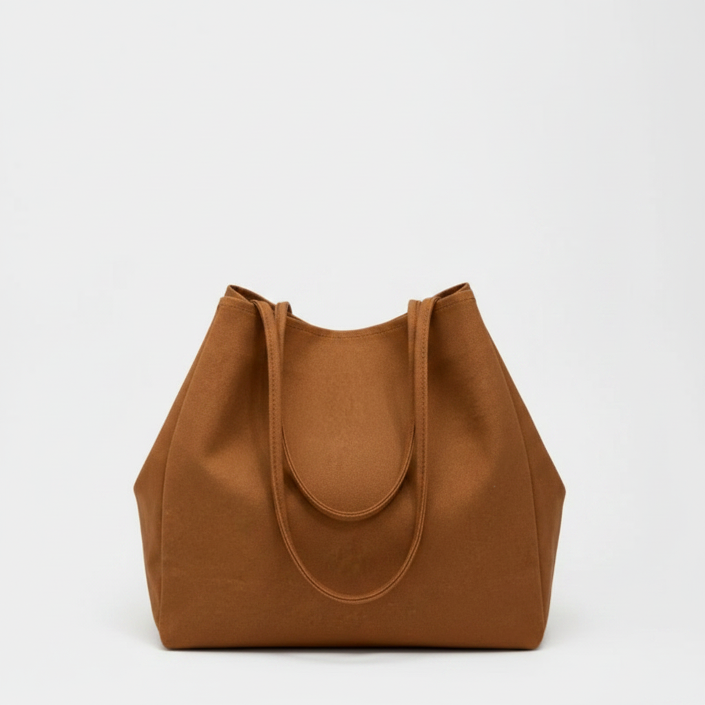 Harper | Women's Beach Bag With Structured Shape And Shoulder Straps | Minimalist