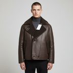 Harper | Women's Bomber Jacket With Notch Collar And Button Closure | Vintage