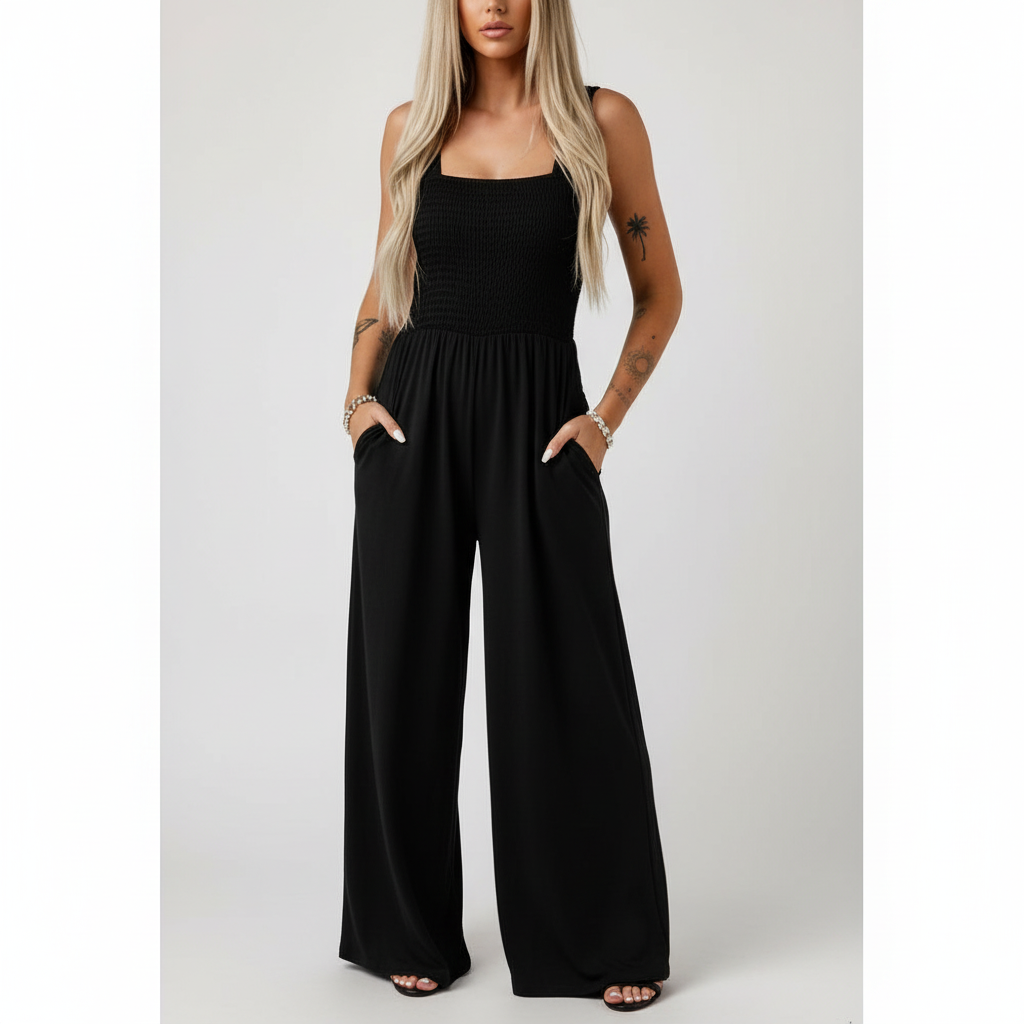 Harper | Women's Jumpsuit With Sleeveless Design And Printed Pattern | Summer