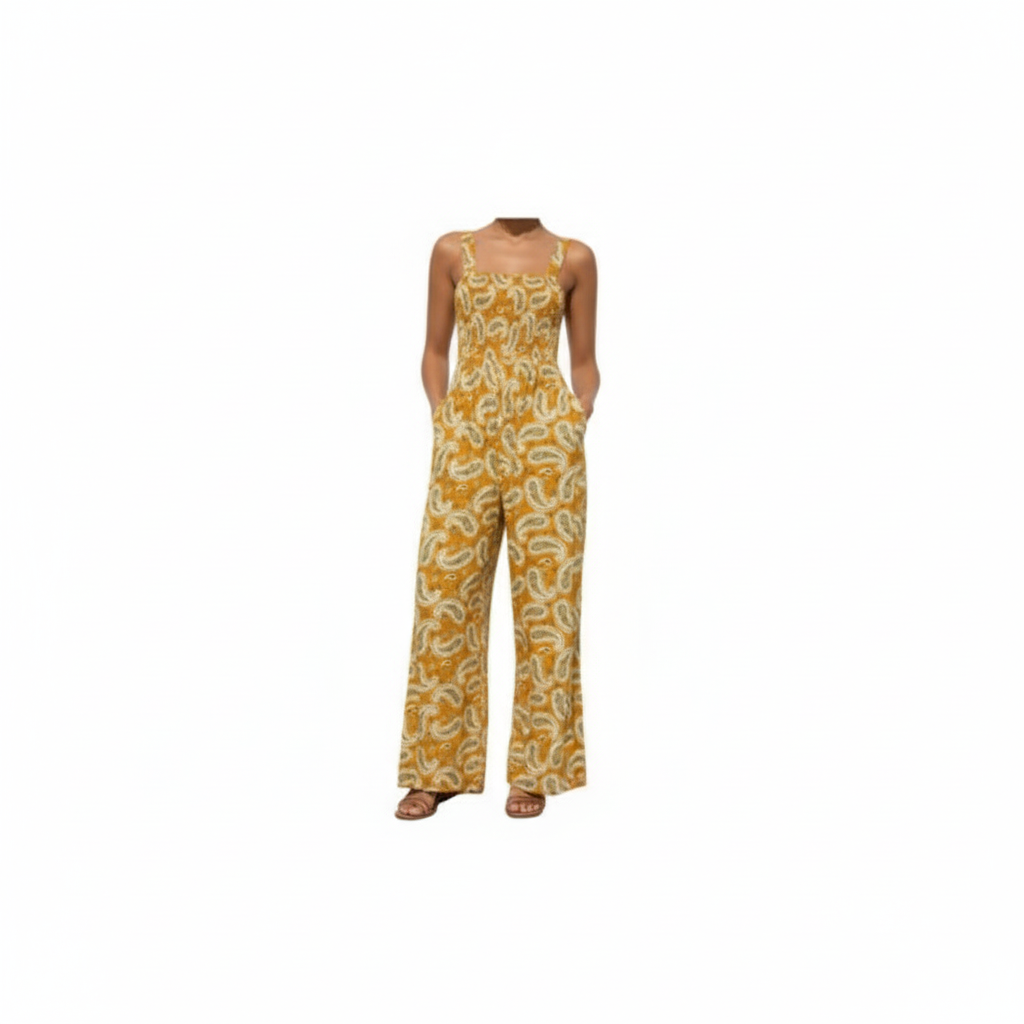 Harper | Women's Jumpsuit With Sleeveless Design And Printed Pattern | Summer