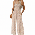 Harper | Women's Jumpsuit With Sleeveless Design And Printed Pattern | Summer