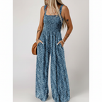 Harper | Women's Jumpsuit With Sleeveless Design And Printed Pattern | Summer
