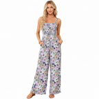Harper | Women's Jumpsuit With Sleeveless Design And Printed Pattern | Summer