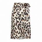 Harper | Women's Midi Skirt With Draped Wrap And Asymmetric Hem | Chic