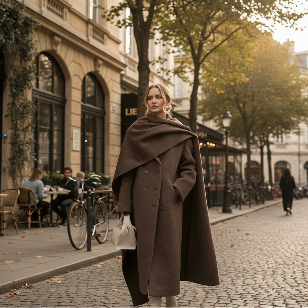 Harper | Women's Trench Coat With Button Front And Long Sleeves | Timeless
