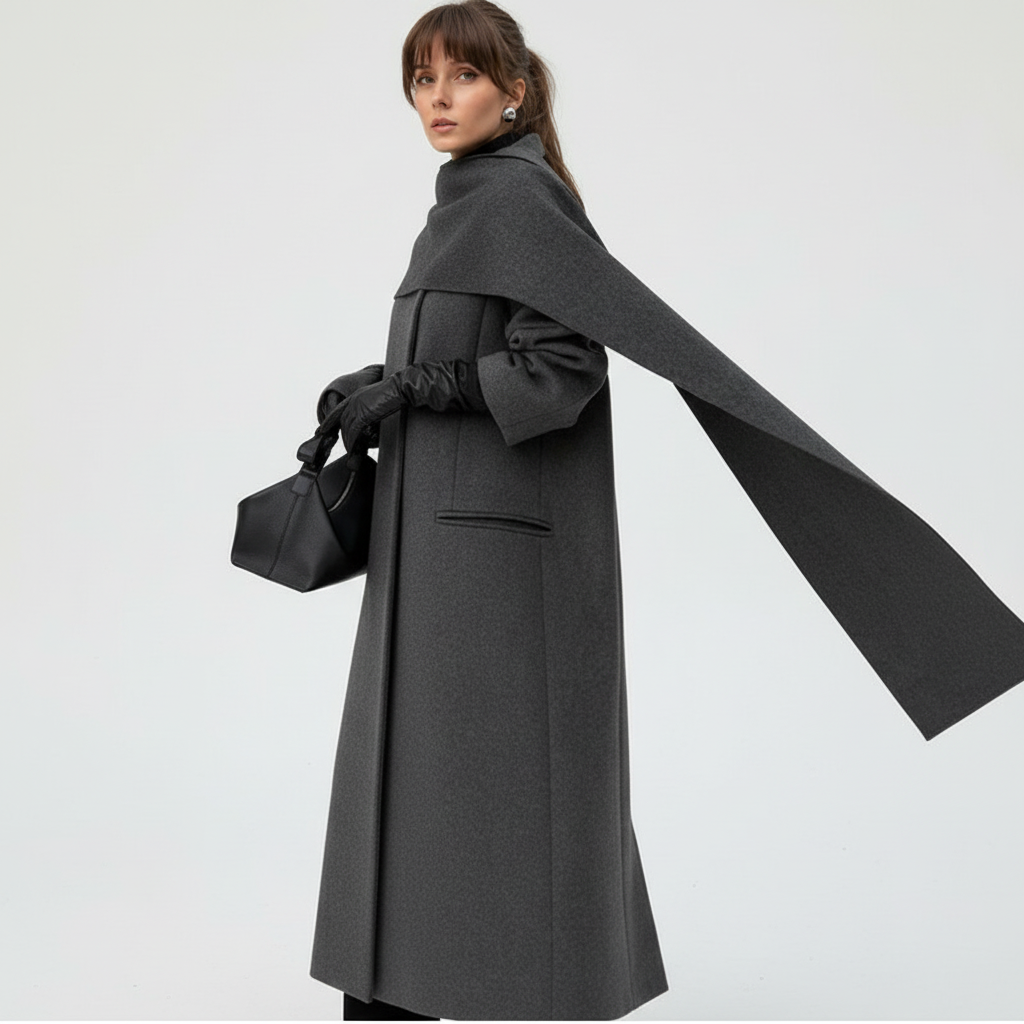 Harper | Women's Trench Coat With Button Front And Long Sleeves | Timeless